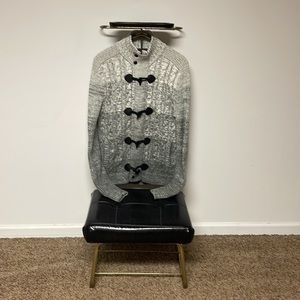 cable knit cardigan from Express.